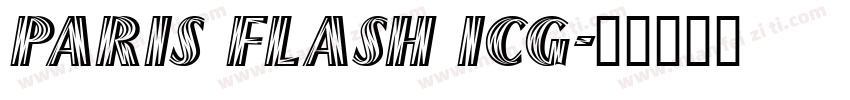 Paris Flash ICG字体转换